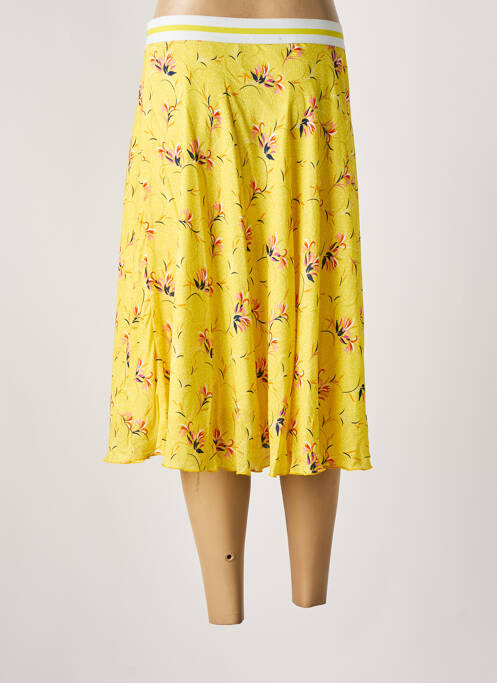 Fustă midi galben WEINBERG femeie