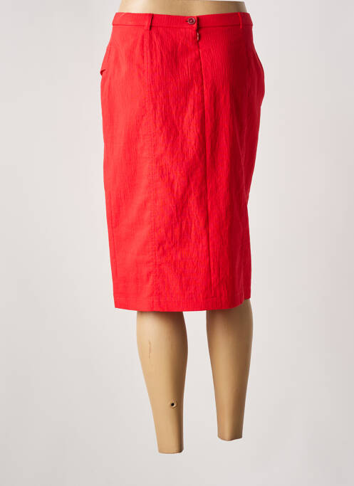 Fustă midi roșu PAUPORTÉ femeie