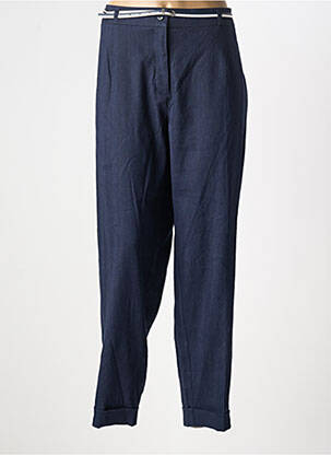 Pantalon drept albastru SOLRIEU femeie