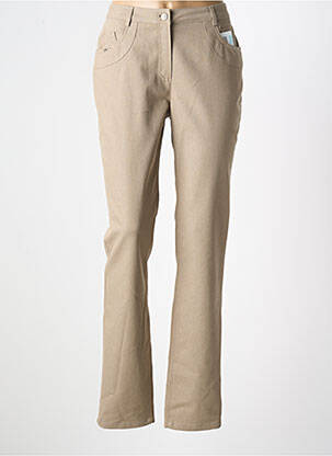 Blugi cu croială slim maro PAUPORTÉ femeie