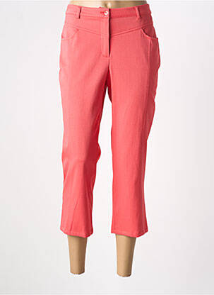 Pantalon trei sferturi elasticitate mărime normală portocaliu WEINBERG femme