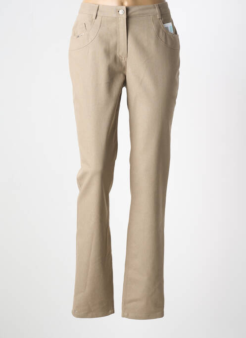 Blugi cu croială slim maro PAUPORTÉ femeie