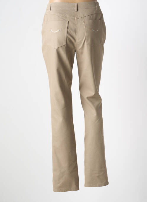 Blugi cu croială slim maro PAUPORTÉ femeie