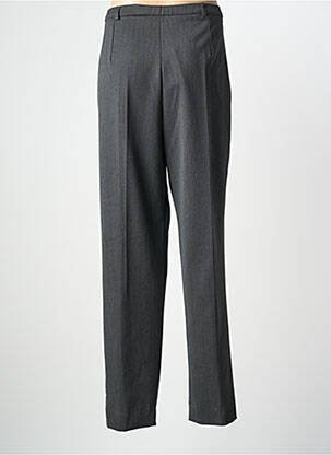 Pantalon drept talie elastică gri WEINBERG femeie