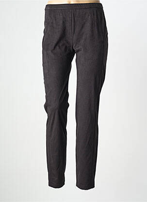 Pantalon slim talie elastică negru TERRE DE FÉES femeie