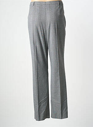 Pantalon drept talie elastică gri WEINBERG femeie