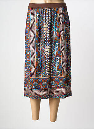 Fustă midi maro PAUPORTÉ femeie