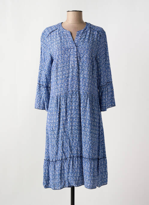 Rochie midi albastru BIANCA femeie