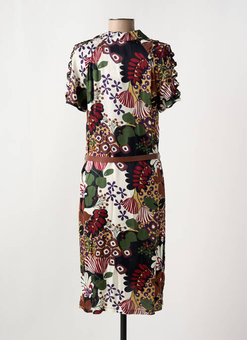 Rochie midi maro TERRE DE FÉES femeie