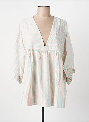 Tunică mâneci lungi bej BELLEROSE femeie