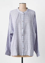 Cămașă țesătură crep mâneci lungi violet HOD femme