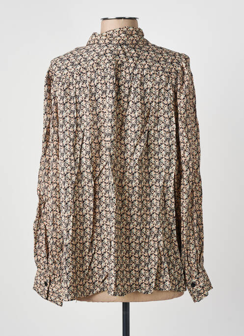 Cămașă imprimeu floral mâneci lungi negru SECOND FEMALE femme