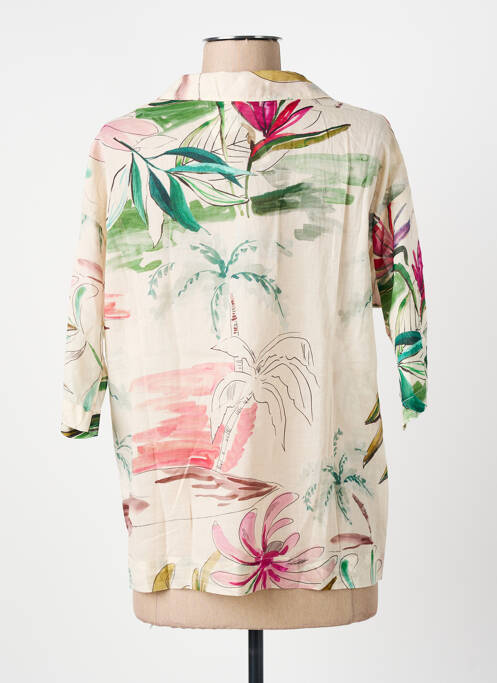 Cămașă mâneci scurte mâneci scurte bej DIEGA femme