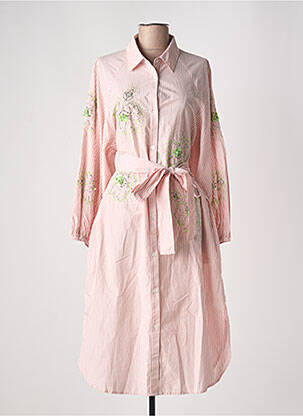 Rochie midi roz ESSENTIEL ANTWERP femeie