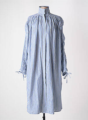 Rochie midi mâneci lungi mâneci lungi albastru V.DE.VINSTER femeie