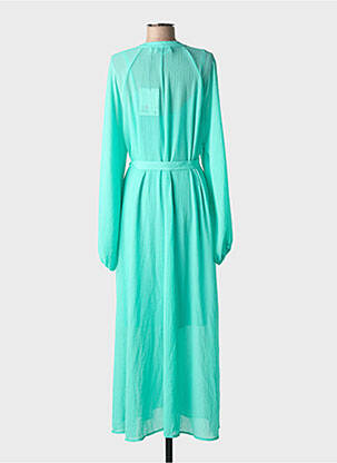Rochie lungă mâneci lungi mâneci lungi verde ESSENTIEL ANTWERP femeie