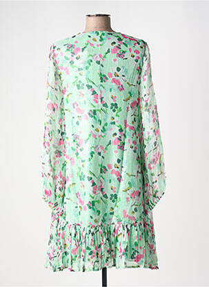Rochie midi imprimeu floral mâneci lungi verde ESSENTIEL ANTWERP femeie