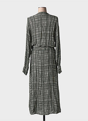 Rochie lungă mâneci lungi mâneci lungi negru DIEGA femeie
