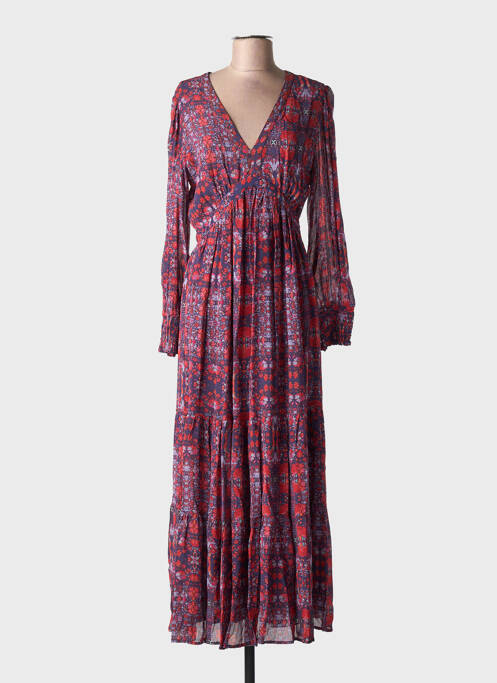 Rochie lungă albastru BA&SH femeie