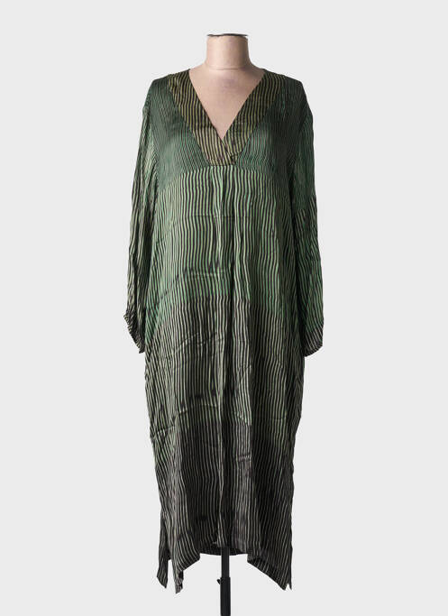 Rochie midi verde NOUS ANTWERP femeie