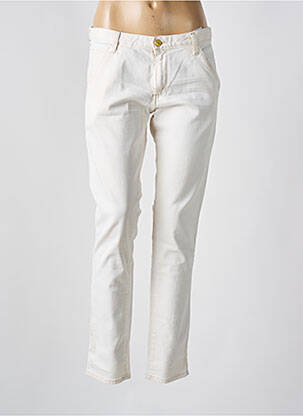 Blugi cu croială slim bej ACQUAVERDE femeie