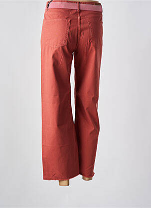 Pantalon 7/8 țesătură poplin mărime normală portocalie HOD femeie