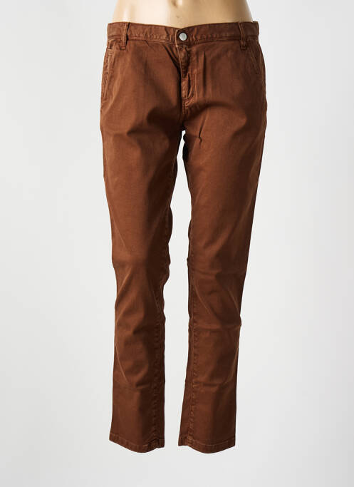 Pantalon chino maro ACQUAVERDE femeie