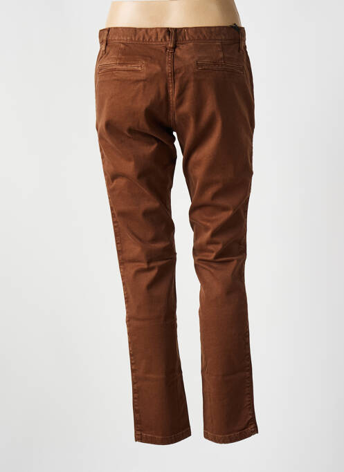 Pantalon chino maro ACQUAVERDE femeie