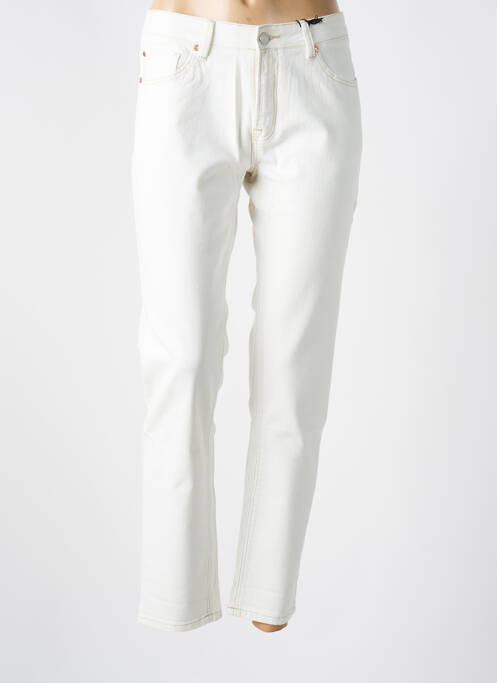 Blugi cu croială slim bej MKT STUDIO femeie