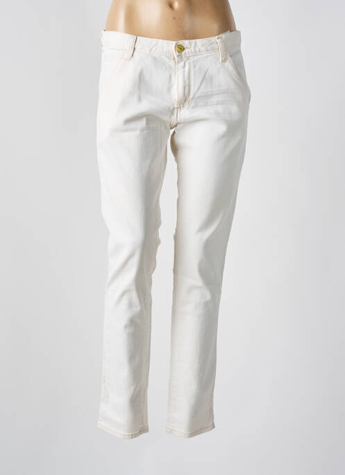 Blugi cu croială slim bej ACQUAVERDE femeie