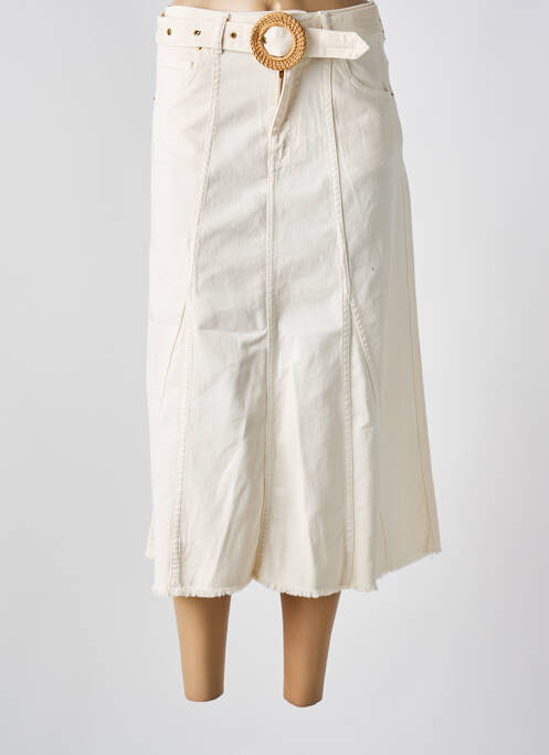 Fustă lungă bej BA&SH femeie