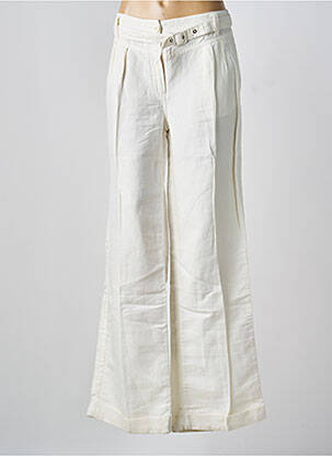 Blugi cu croială evazată bej ESSENTIEL ANTWERP femeie