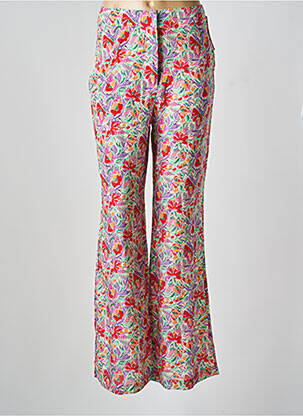 Pantalon evazat roșu BA&SH femeie