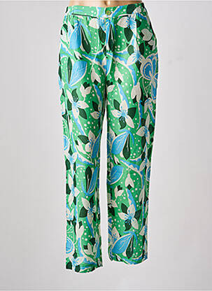 Pantalon drept verde BELLA JONES femeie