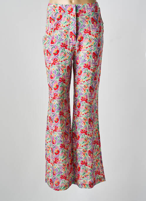 Pantalon evazat roșu BA&SH femeie