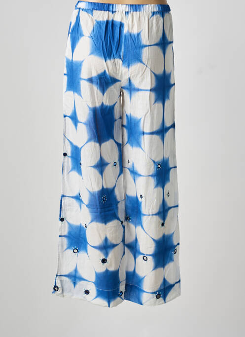 Pantalon larg albastru V.DE.VINSTER femeie