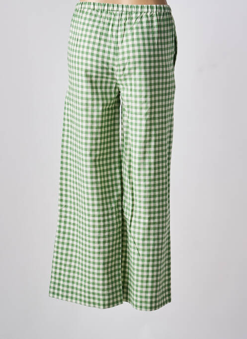 Pantalon larg verde V.DE.VINSTER femeie