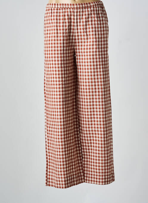 Pantalon larg maro V.DE.VINSTER femeie