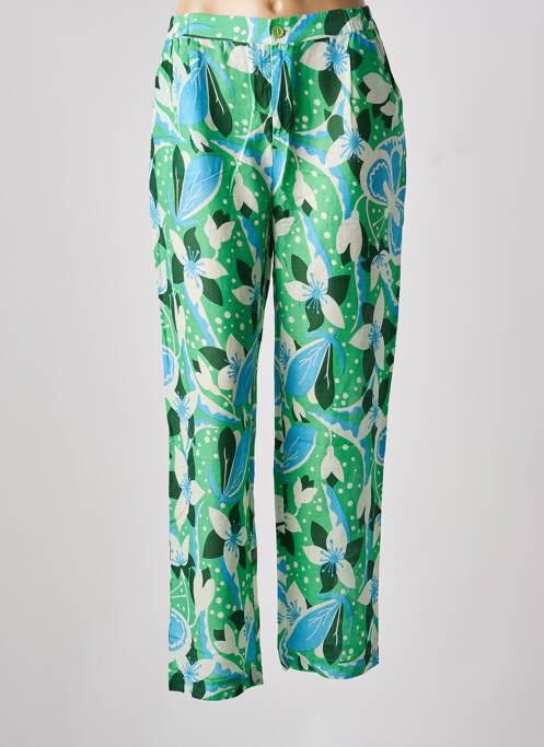 Pantalon drept verde BELLA JONES femeie