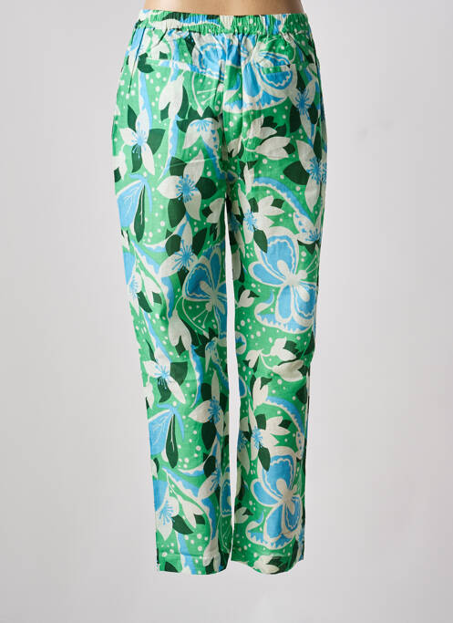 Pantalon drept verde BELLA JONES femeie
