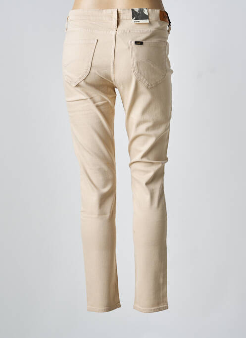 Blugi cu croială slim bej LEE femeie