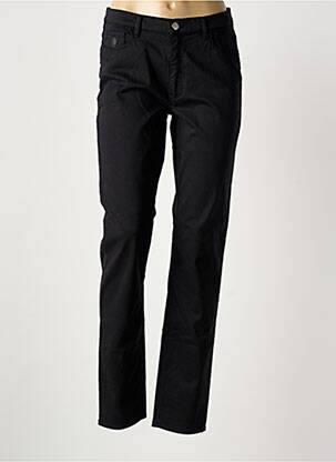 Pantalon slim țesătură poplin mărime normală negru TRUSSARDI JEANS femeie