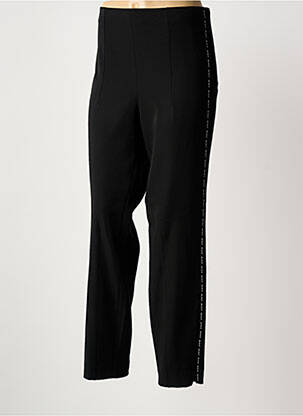 Pantalon drept țesătură poplin mărime normală negru MARC CAIN femeie