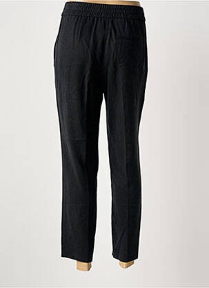 Pantalon drept țesătură poplin mărime normală negru HUGO BOSS femeie