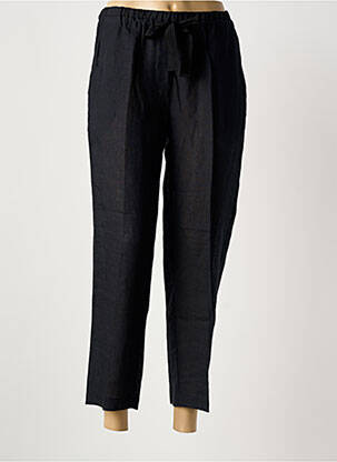 Pantalon 7/8 talie elastică mărime normală negru BRIAN DALES femeie