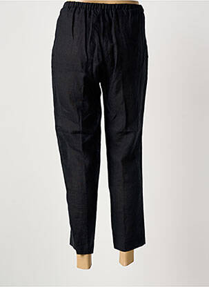 Pantalon 7/8 talie elastică mărime normală negru BRIAN DALES femeie