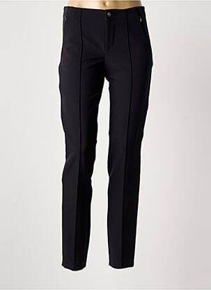 Pantalon slim talie elastică mărime normală negru MAC femeie