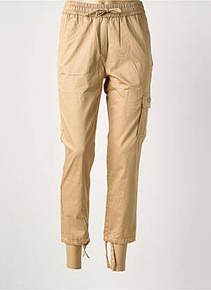 Pantalon 7/8 țesătură poplin mărime normală bej AERONAUTICA femeie
