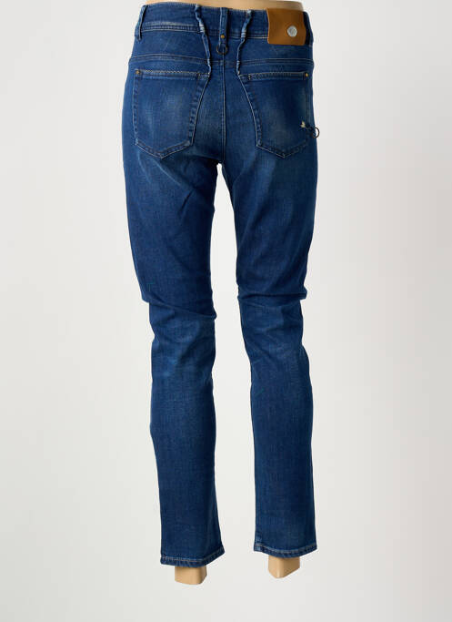 Blugi cu croială slim albastru HICH USE femeie