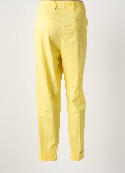 Pantalon chino galben RAFFAELLO ROSSI femeie